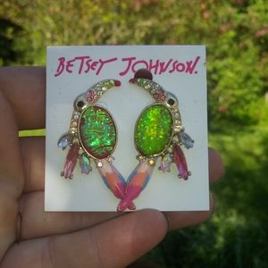 Betsey Johnson Toucan Bird Earrings